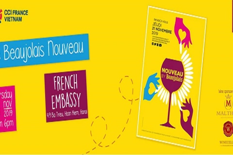 World-famous French wine Beaujolais Nouveau 2019 to be held in Hanoi 