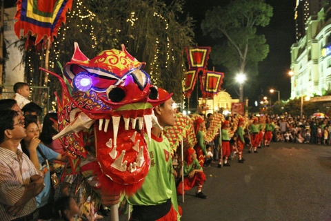 Vietnamese traditional Tet recreated in Hanoi’s Old Quarter