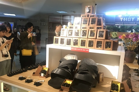 Exclusive souvenirs on sale at Ho Chi Minh Museum in Hanoi