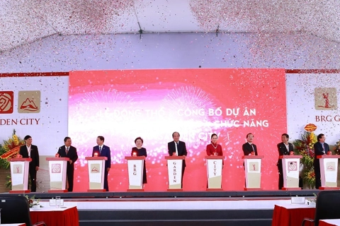 Official ground-breaking and announcement ceremony for BRG Garden City project in Ha Nam