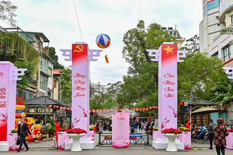 Spring Book Fair launched in downtown Hanoi to celebrate Lunar New Year