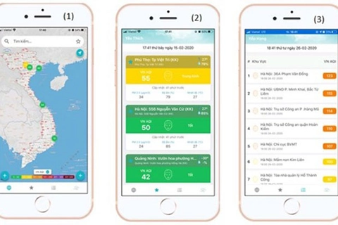 Vietnam launches air quality monitoring app