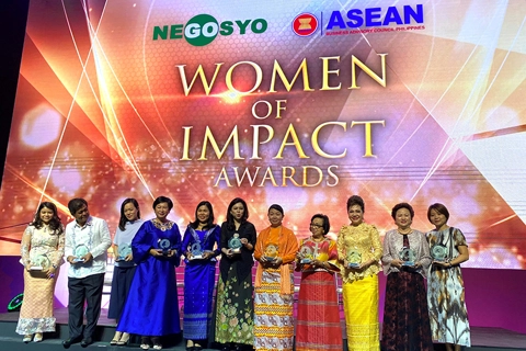Madam Nguyen Thi Nga, Chairwoman of BRG Group honored with Woman of Impact Award
