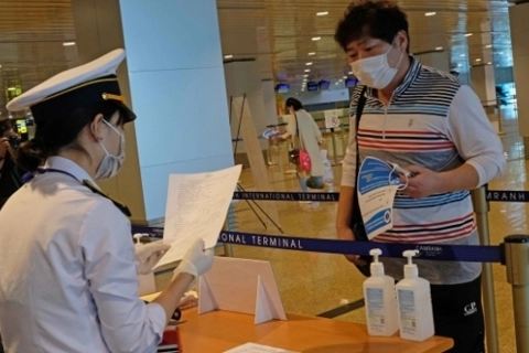 All travelers entering Vietnam must declare health conditions