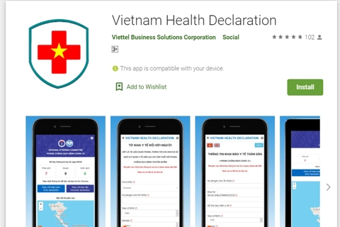 Vietnam launches health declaration app to support Covid-19 combat