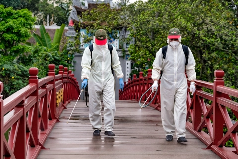 Hanoi disinfects tourist attractions