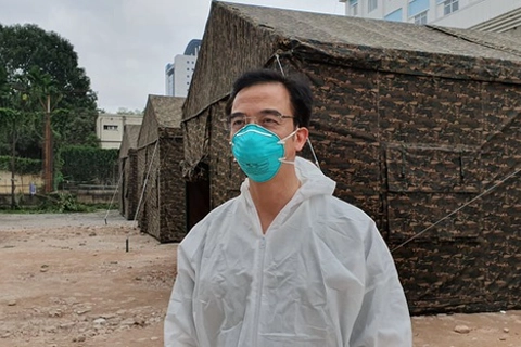 Makeshift hospital built in Bach Mai Hospital, new corona hot spot in Hanoi