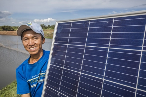 Germany helps double land use in aquaculture farming and solar energy project