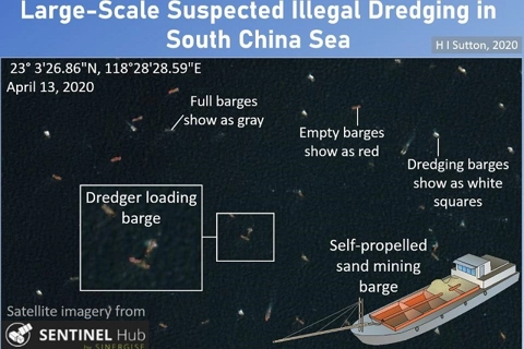 China dredging in South China Sea violates Vietnam's sovereignty, int'l law: Spokesperson