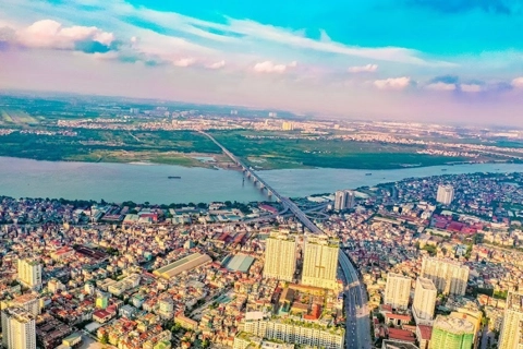 Bird’s eye view of Hanoi’s half-built elevated ring road No. 2