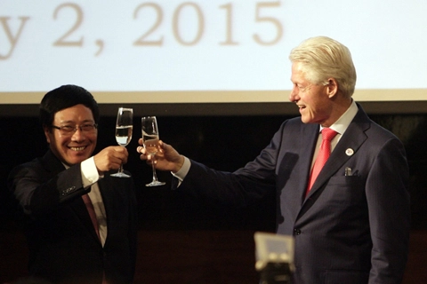 Former President Clinton ‘grateful’ for 25 years of Vietnam-US partnership