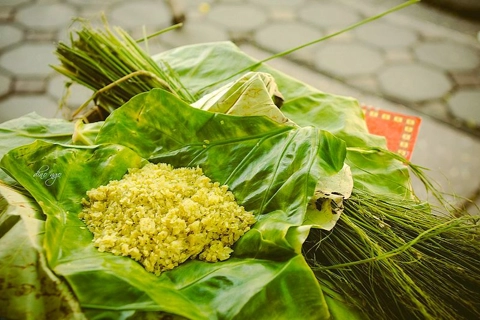 Dishes made from green rice – Hanoi’s flavor of autumn