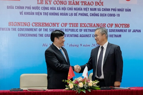 Japan grants Vietnam US$18.82 million for Covid-19 fight