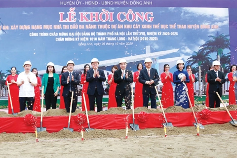 Major projects completed in celebration of Hanoi Party Congress