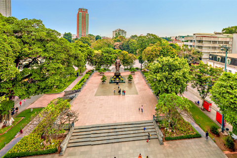 Ly Thai To flower garden bears Thang Long - Hanoi’s imprint