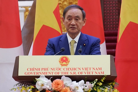 Japan strongly condemns all acts escalating tensions in South China Sea: PM Suga