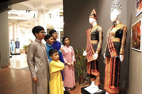 ASEAN traditional costumes displayed at exhibition in Hanoi