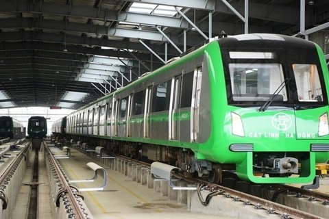 Hanoi to complete test run for its first metro line by end-2020