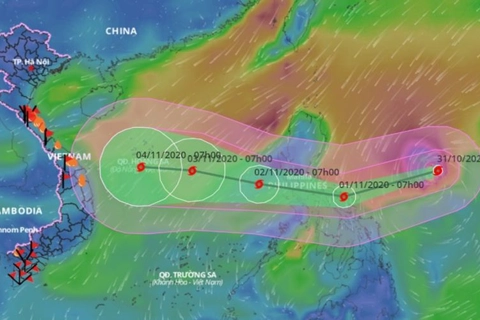 Storm Goni forecast to dump further rains in central Vietnam