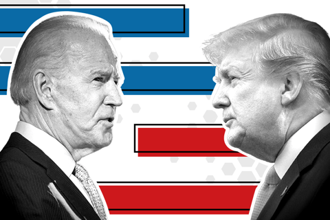 Trump, Biden vie for battleground states, still early to call