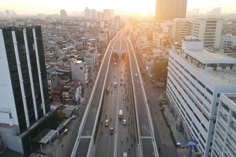 Hanoi’s elevated ring road No.2 opens to traffic