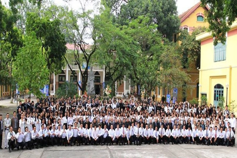 Beauty of the school named after Vietnam's famous pedagogue Chu Van An