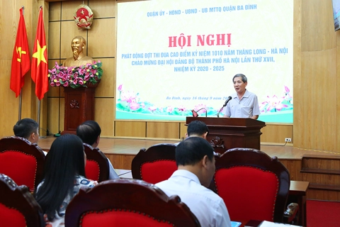 Ba Dinh launches Thang Long - Hanoi's 1010th Anniversary Celebration Program