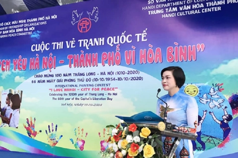 Hanoi international painting contest marks 1010th anniversary of Thang Long - Hanoi