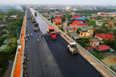 First bridge linking Hanoi with Noi Bai Airport to resume operation early 2021