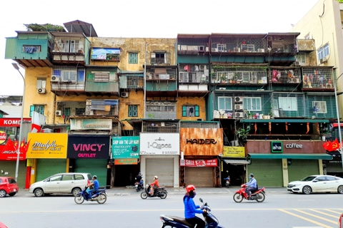 Old apartment buildings in Hanoi: a witness of history and culture