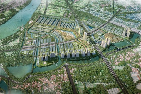 Riverside eco city near Hanoi brings nature to each home