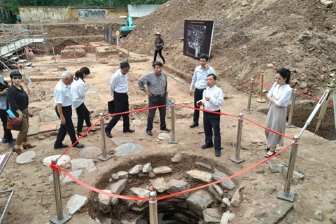 Important archaeological discoveries in Thang Long Imperial Citadel announced