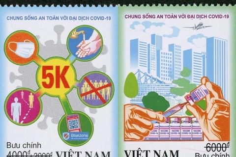 Two sets of stamps on Covid-19 fight issued