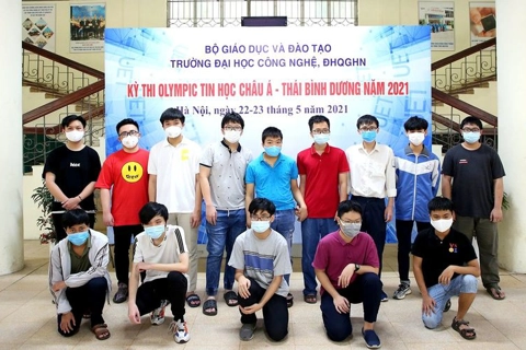 Vietnamese team bag six medals at 14th Asia-Pacific Informatics Olympiad