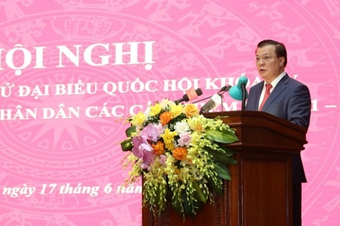 Successful general election demonstrates people’s solidarity: Hanoi Party chief