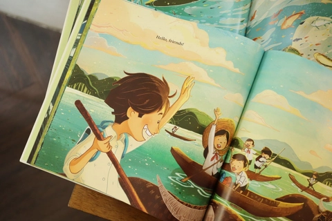 Vietnamese children’s picture book featured on US press