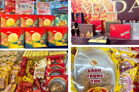 Mooncake heats up in Hanoi’s supermarket amid pandemic