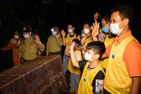 “Going Home”: journey return wildlife to nature in Vietnam