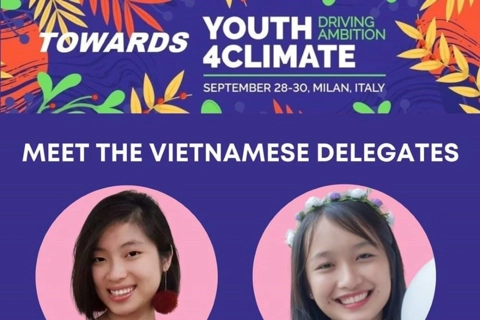 [Efforts against pollution] Vietnamese youth joins world climate actions