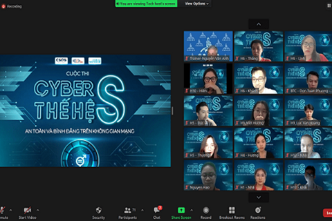 Gender equality through contest: providing a safe learning in cyberspace