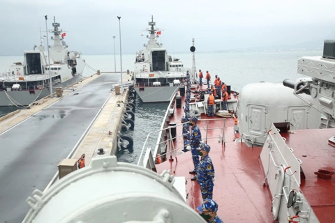 Vietnam's warship arrives in Indonesia port for ASEAN-Russia Naval Exercise