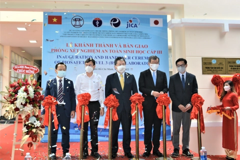 Vietnam’ biosafety level-3 laboratory goes into operation with support from JICA