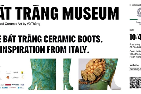 “The Bat Trang Ceramic Boots -An Inspiration from Italy” exhibition debuts