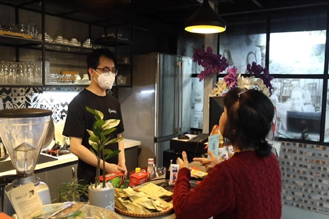 Special cafe catered by people with disabilities