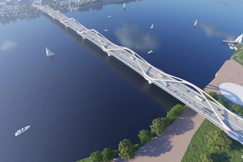 Hanoi selects final design of Tran Hung Dao Bridge