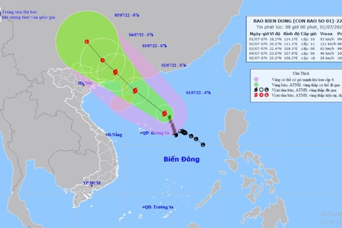 Northern Vietnam braces for first tropical storm of 2022