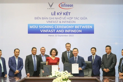 VinFast, Infineon Technologies AG center focuses on Hanoi’s electromobility 