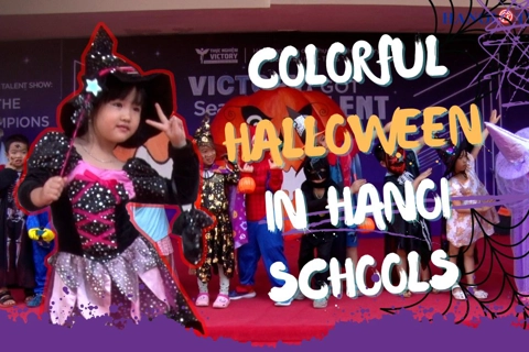 Colorful Halloween in Hanoi schools