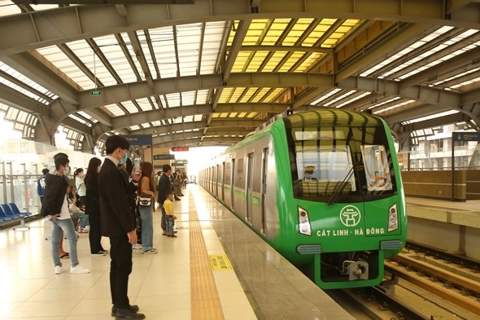 Hanoi's 1st urban railway sees increasing ridership