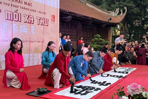 Calligraphy exhibition praises traditional cultural beauty of the nation